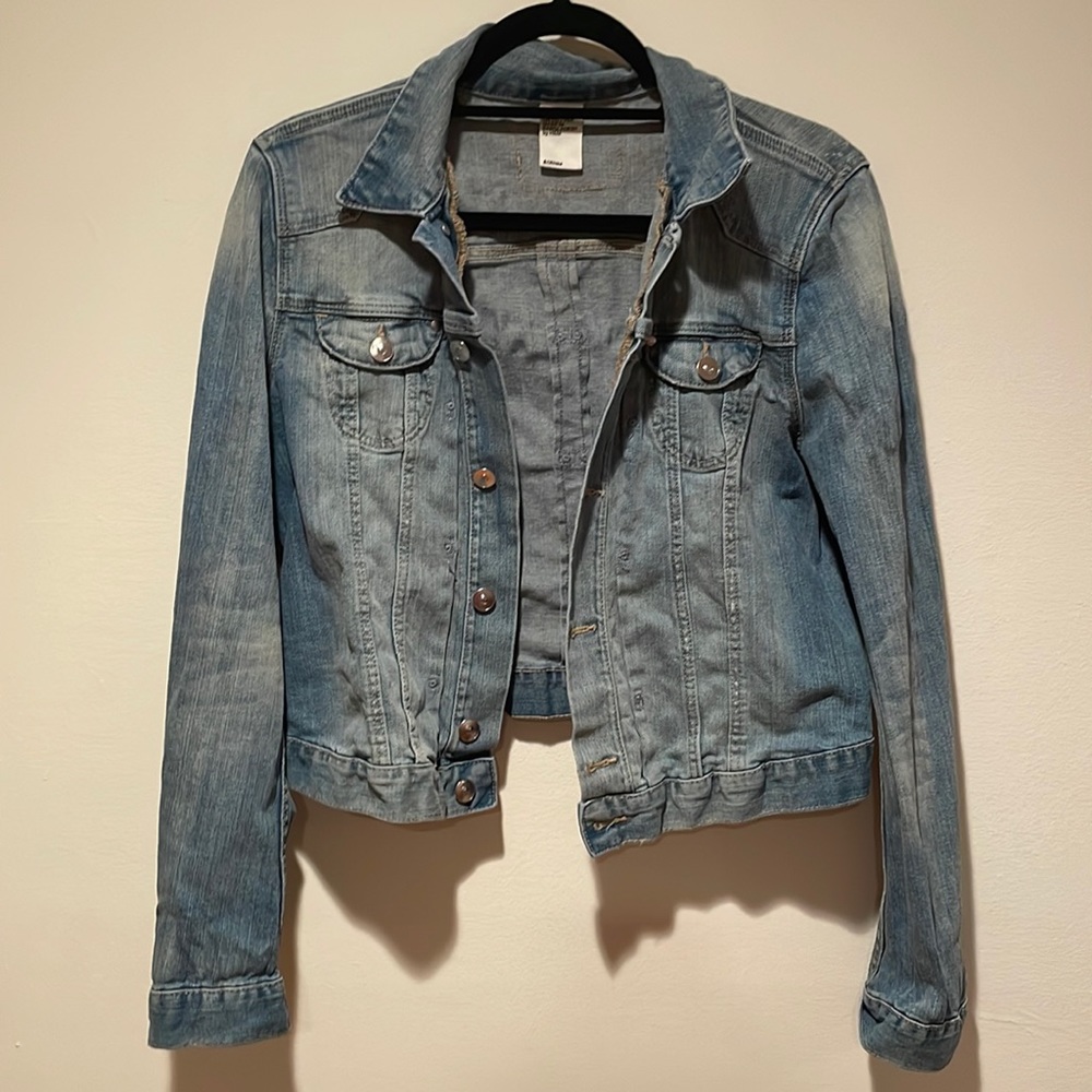 H&M jean jacket in size 42